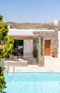 Bazén v ubytovaní Villa Zen - MG Villas Mykonos alebo v jeho blízkosti