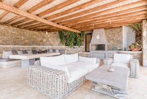 Posedenie v ubytovaní Villa Zen - MG Villas Mykonos