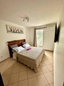 Ένα ή περισσότερα κρεβάτια σε δωμάτιο στο Appartement SiSi