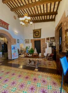 Lobbyn eller receptionsområdet på Mansión Colonial Doña Elvina