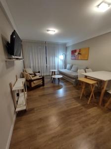 TV a/nebo společenská místnost v ubytování DEPARTAMENTO BELGRANO