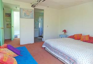 Ένα ή περισσότερα κρεβάτια σε δωμάτιο στο Casa Lago Rapel
