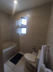 Koupelna v ubytování Inti Llaqta Hotel & Suites