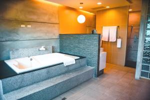 Koupelna v ubytování 823 Tourist Hotel