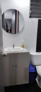Koupelna v ubytování La Katiritaa