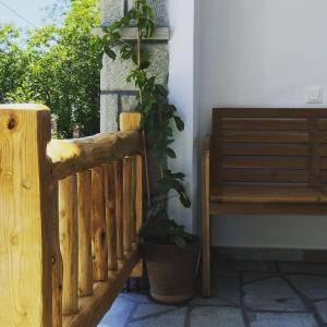 Balkón nebo terasa v ubytování Primula