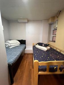 Letto o letti in una camera di 泰豪賓館
