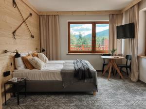 Letto o letti in una camera di Dom Górski 878 mnpm