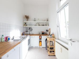 Kuchyňa alebo kuchynka v ubytovaní Wohnung Peter