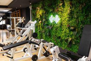 Fitness centrum a/nebo fitness zařízení v ubytování Zona Optimizma accommodation & SPA