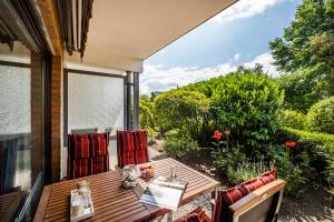 Zahrada ubytování Haus Nordseeblick Wohnung 3