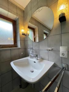 Koupelna v ubytování Haus St. Martin