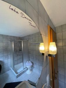 Koupelna v ubytování Haus St. Martin