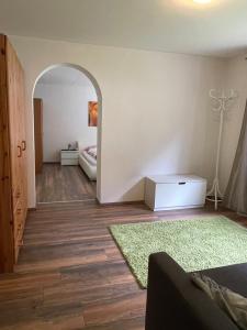 Postel nebo postele na pokoji v ubytování Haus St. Martin