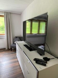 TV a/nebo společenská místnost v ubytování Haus St. Martin