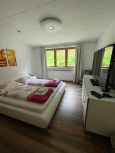 Postel nebo postele na pokoji v ubytování Haus St. Martin