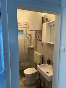 Koupelna v ubytování Petra + 10 fotografií