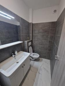 Koupelna v ubytování Apartman Ivan
