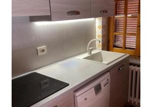 Køkken eller tekøkken på Casa Trecci