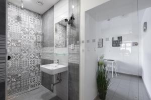 Koupelna v ubytování Apartmán Muzeum obchodu