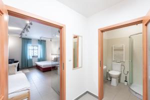 Koupelna v ubytování Apartmán Muzeum obchodu