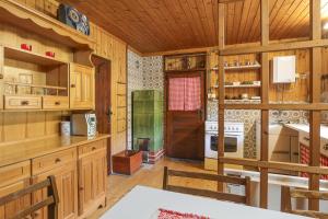 Kuchyň nebo kuchyňský kout v ubytování Cottage House Podgosar Bled Pokljuka