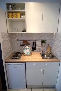 Kuchyňa alebo kuchynka v ubytovaní Studio Apartments Shanti