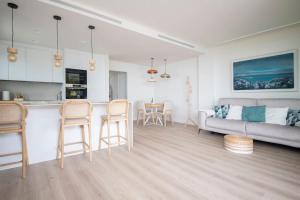 Dapur atau dapur kecil di Apartament Olivia Torredembarra
