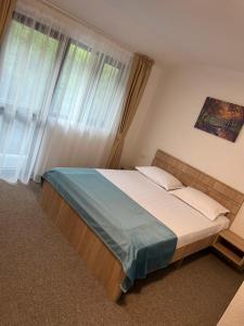 Postel nebo postele na pokoji v ubytování PANORAMA DAVID