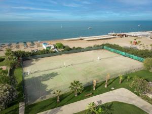an aerial view of a tennis court next to the ocean at Kaya Side in Side