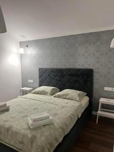 Postel nebo postele na pokoji v ubytování Exclusive apartment + 21 fotografií