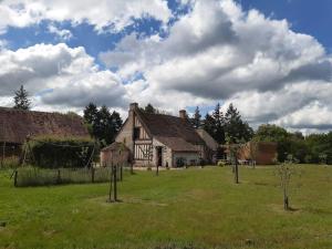 Zahrada ubytování Les Hautes Charmante Ferme solognote