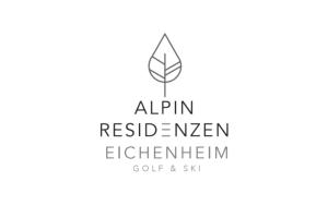 a graceful logo for a new identity for alvin reed and nene elements at Alpin Residenzen Eichenheim Aurach bei Kitzbühel by Alpina-Holiday in Aurach bei Kitzbuhel