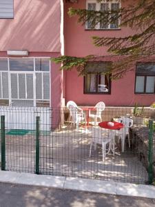 Balkón nebo terasa v ubytování Apartman Mountain