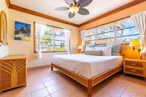 Belizean Shores Resortにあるベッド