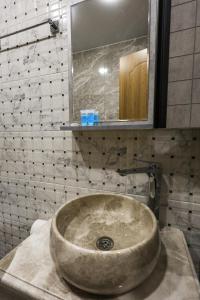 A bathroom at Heaven Hill