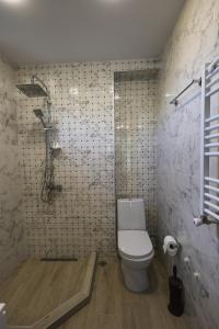 A bathroom at Heaven Hill