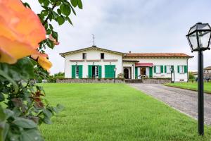 A garden outside Exclusive Villa