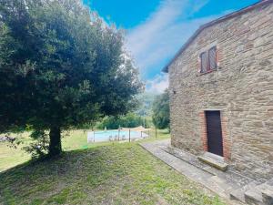 A garden outside Podere San Cassiano