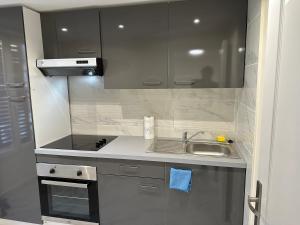 Dapur atau dapur kecil di silver house +14 gambar