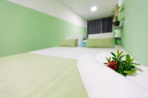 Een bed of bedden in een kamer bij Bela Villa Eco Pousada