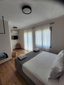 Posteľ alebo postele v izbe v ubytovaní Horizon Villa Almyrida