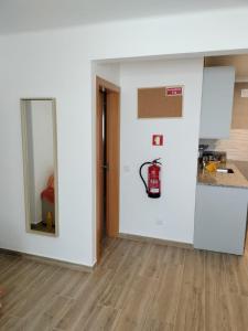 Casa Baptista的厨房或小厨房