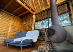Posezení v ubytování Skyline Ecoliving Santa Elena