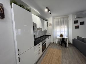 Kuchyňa alebo kuchynka v ubytovaní Elegante Apartamento Centro Histórico de Málaga