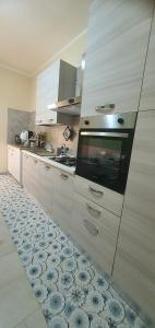 Küche/Küchenzeile in der Unterkunft Casa Mare Blu Agropoli - Blu Zaffiro