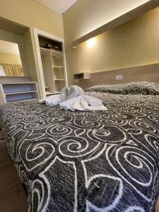 Ένα ή περισσότερα κρεβάτια σε δωμάτιο στο Hotel Sialdorf