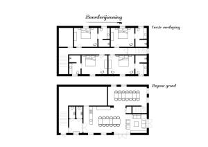 Půdorys ubytování Wertemerhoeve Vakantiewoningen