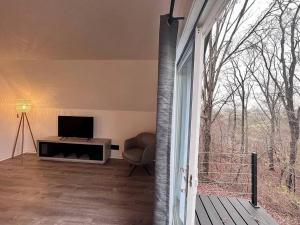 TV a/nebo společenská místnost v ubytování Unique 4Bed and 3Bath A-Frame