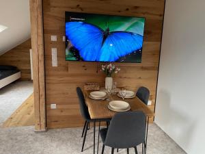 TV a/nebo společenská místnost v ubytování Apartmán u Ovečků - Nová Paka